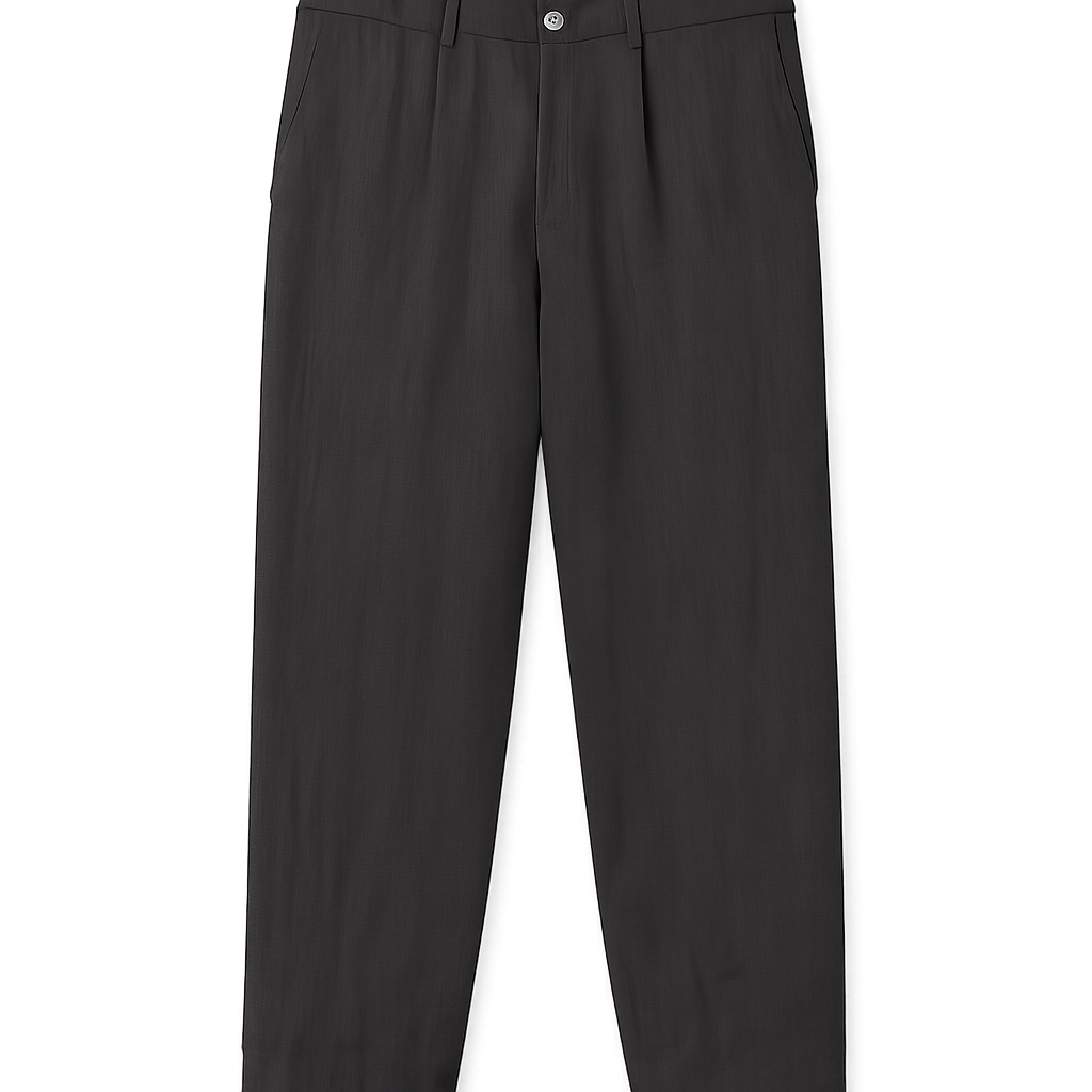 Charcoal Linen Trousers -  Clayvell Pants