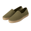 Olive Canvas Espadrilles -  Clayvell Shoes