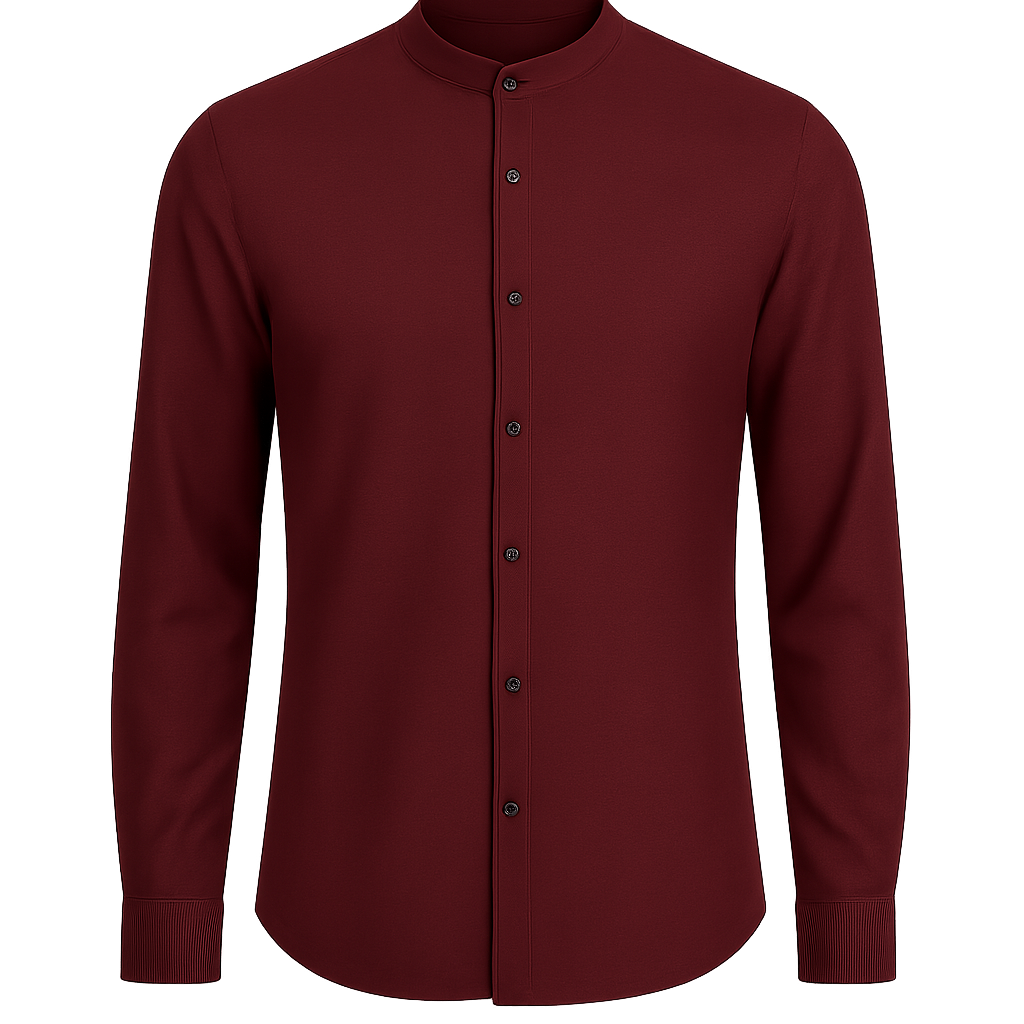 Woolen Maroon Shirt -  Clayvell Shirts